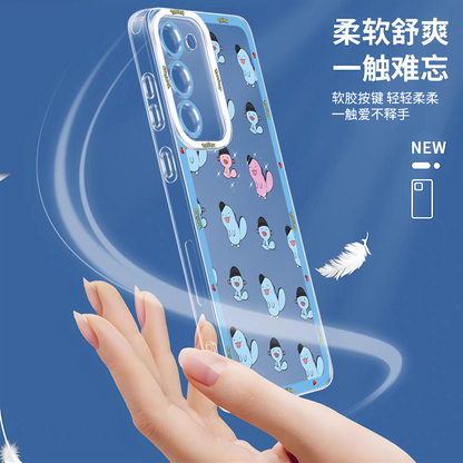 Japan Cartoon Pokemon | Quagsire Wooper Part2 8 Styles - Phone Case Samsung Galaxy S26 S25 S24 S23 S22 S21 FE Ultra Edge