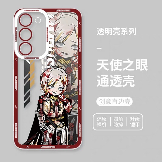 Game Character Limbus Company Drawing Style | Faust Fighting - Phone Case Samsung Galaxy S25 S24 S23 S22 S21 FE Ultra Edge