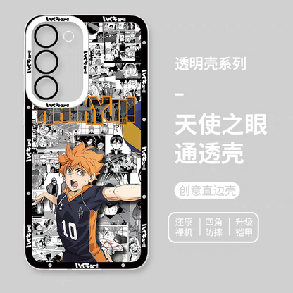 Japanese Anime Haikyu!! Comic with Anime Style | Hinata Shoyo - Phone Case Samsung Galaxy S25 S24 S23 S22 S21 FE Ultra Edge