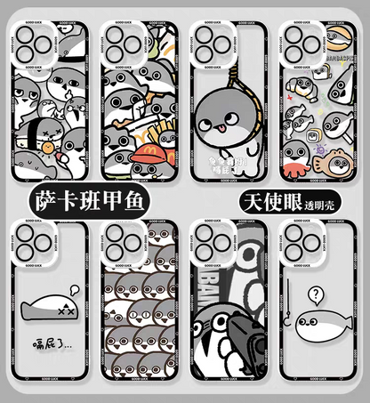 Japan Style Cute Animals Style | Funny Sacabanbaspis Fish Part1 8 Styles - iPhone Case PLUS SE2 XS XR X 11 12 13 14 15 16 16e 17 17e Pro Promax 12mini 13mini