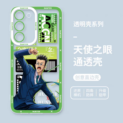 Japanese Anime Hunter X Hunter Anime Fighting Version | Gon Killua Kurapika Chrollo Leorio Matiy Hisoka Morow Meruem 8 Style - Phone Case Samsung Galaxy S26 S25 S24 S23 S22 S21 FE Ultra Edge