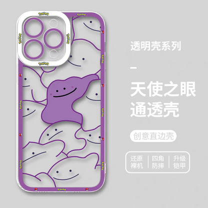 Japan Cartoon Pokemon | Ditto 8 Part1 Styles - iPhone Case PLUS SE2 XS XR X 11 12 13 14 15 16 16e 17 17e Pro Promax 12mini 13mini