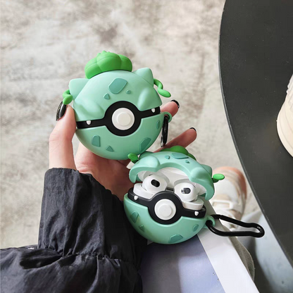 Japan Cartoon Pokemon Anime | Mewtwo Bulbasaur Growlithe Jigglypuff Pokemon Ball Snoriax Lucario Garchomp Rayquaza - AirPods AirPodsPro AirPods3 AirPods4 Case