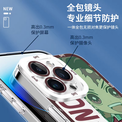 Japanese Anime Kimetsu no Yaiba Demon Slayer | Cute Style Inosuke - iPhone Case 6 7 8 PLUS SE2 XS XR X 11 12 13 14 15 16 16e Pro Promax 12mini 13mini