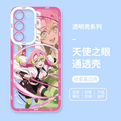 Japanese Anime Kimetsu no Yaiba Demon Slayer Anime Fighting Style | Tanjiro Sanemi Gyoumei Muichiro Giyuu Obanai Mitsuri Shinobu - Phone Case Samsung Galaxy S26 S25 S24 S23 S22 S21 FE Ultra Edge