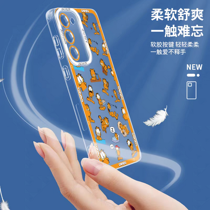 Cute Cartoon Lovely Cat Exotic Shorthair Orange Cat | 8 Styles - Phone Case Samsung Galaxy S26 S25 S24 S23 S22 S21 FE Ultra Edge