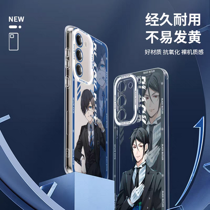 Japanese Anime Black Butler Kuro Shitsuji | Ciel Phantomhive & Sebastian  8 Styles - Phone Case Samsung Galaxy S26 S25 S24 S23 S22 S21 FE Ultra Edge