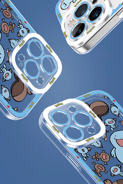 Japan Cartoon Pokemon | Blue Wooper Song - iPhone Case 6 7 8 PLUS SE2 XS XR X 11 12 13 14 15 16 16e 17 Pro Promax 12mini 13mini
