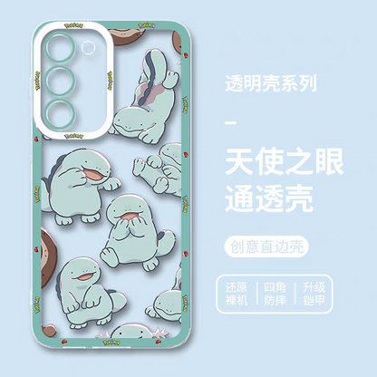 Japan Cartoon Pokemon | Quagsire Wooper Part2 8 Styles - Phone Case Samsung Galaxy S26 S25 S24 S23 S22 S21 FE Ultra Edge