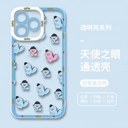 Japan Cartoon Pokemon | Quagsire Wooper Part2 - iPhone Case PLUS SE2 XS XR X 11 12 13 14 15 16 16e 17 17e Pro Promax 12mini 13mini
