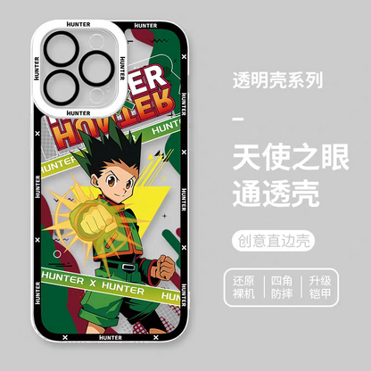 Japanese Anime Hunter X Hunter Anime Version | Killua Gon Kurapika Hisoka Morow Calltt Matiy Nephelpito Alluka - iPhone Case PLUS SE2 XS XR X 11 12 13 14 15 16 16e 17 17e Pro Promax 12mini 13mini