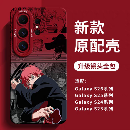 Japanese Cartoon Naruto Silicone Case Comic Anime Style | Naruto Gaara Sasori Guy Konan Kisame Uchiha Madara Uchiha Obito - Phone Case Samsung Galaxy S26 S25 S24 S23 S22 S21 FE Ultra Edge