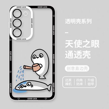 Japan Style Cute Animals Style | Funny Sacabanbaspis Fish Part2 8 Styles - Phone Case Samsung Galaxy S26 S25 S24 S23 S22 S21 FE Ultra Edge