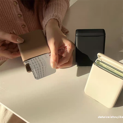 Korea Style Simple Fashion Card Holder Style | Matt 12 Colours - Phone Case Samsung Galaxy Z Flip 3 4 5 6 7