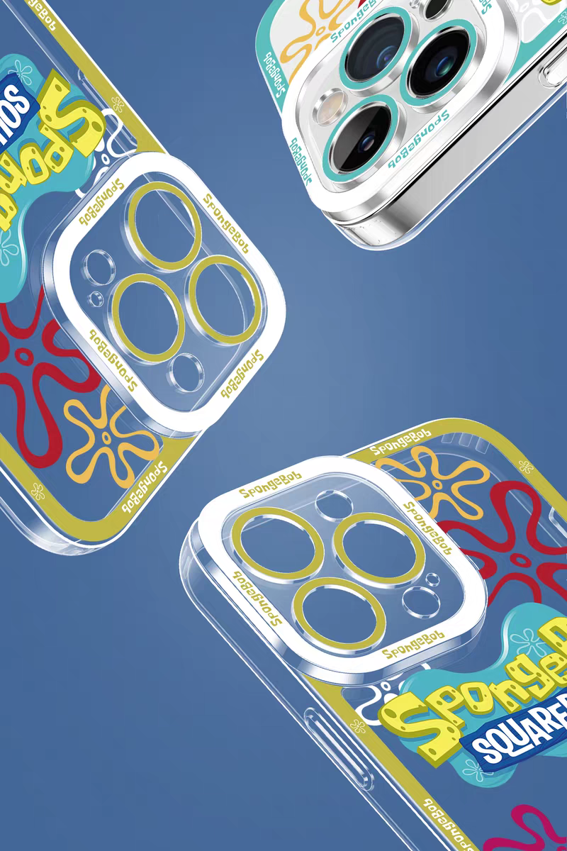 Cartoon Bikini Bottom Buddies | Children Fish - iPhone Case PLUS SE2 XS XR X 11 12 13 14 15 16 17 Pro Promax 12mini 13mini