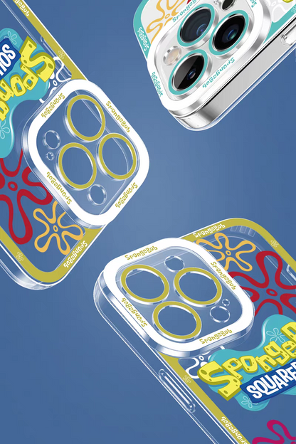 Cartoon Bikini Bottom Buddies | Children Fish - iPhone Case PLUS SE2 XS XR X 11 12 13 14 15 16 17 Pro Promax 12mini 13mini