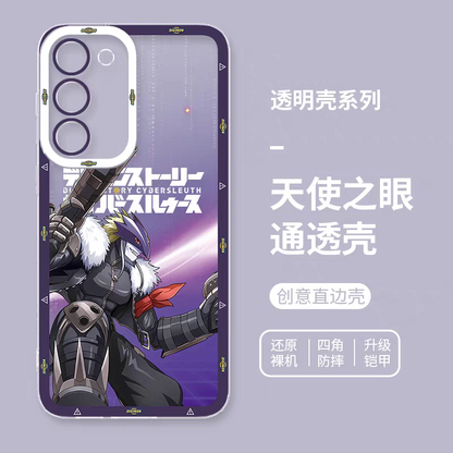 Japanese Cartoon Digimon Adventure Digital Monster Digimonstory Cybersleuth Version | Beelzebumon - Phone Case Samsung Galaxy S25 S24 S23 S22 S21 FE Ultra Edge