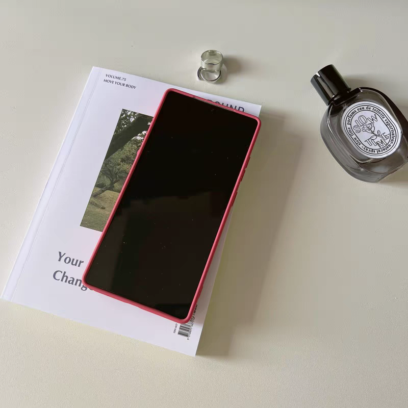 Cute Cartoon Phone Bar Handle and Stand | Strawberry Bear - Phone Case Samsung Galaxy S25 S24 S23 S22 Ultra KawaiiGiftLand