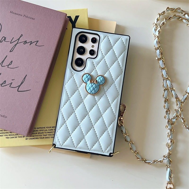 Japan Vintage Style | Minnie Mouse Purple Pink Black White Red Blue - Phone Case Samsung Galaxy S23 S22 S21 Plus Ultra KawaiiGiftLand