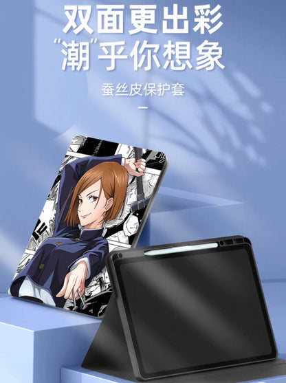 Japanese Anime Jujutsu Kaisen Comic Anime Style Protect Case | Yuji Ryomen Sukuna - iPad Mini 4,5,6,7 / iPad Air / iPad Pro 2025 2024 2022 2021 2020 2018