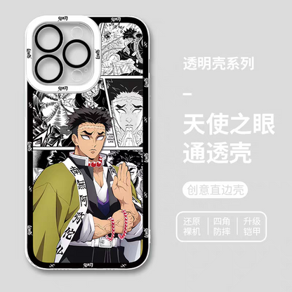 Japanese Anime Kimetsu no Yaiba Demon Slayer Comic with Anime Style | Himejima Gyoumei - iPhone Case 6 7 8 PLUS SE2 XS XR X 11 12 13 14 15 16 16e 17 Pro Promax 12mini 13mini - Phone Case Samsung Galaxy S25 S24 S23 S22 S21 FE Ultra Edge21 FE Ultra Edge