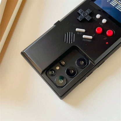 Cute Cartoon Game Consoles Phone Case | Vintage White & Black - Phone Case Samsung Galaxy S25 S24 S23 S22 S21 Ultra KawaiiGiftLand