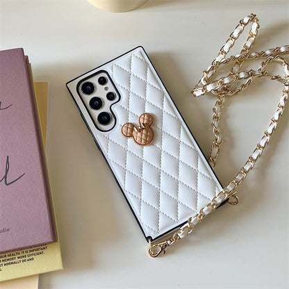 Japan Vintage Style | Minnie Mouse Purple Pink Black White Red Blue - Phone Case Samsung Galaxy S23 S22 S21 Plus Ultra KawaiiGiftLand