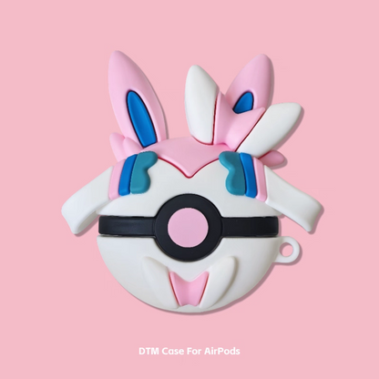 Japan Cartoon Pokemon Anime | Sprigatito Tyranitar Squirtle Charizard Gyarados Sylveon Cubone Meowth Mew- AirPods AirPodsPro AirPods3 AirPods4 Case