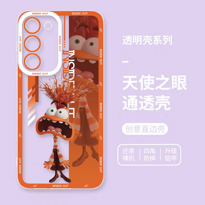 Cartoon Character Colour Kids | Orange Anxiety - Phone Case Samsung Galaxy S25 S24 S23 S22 S21 FE Ultra Edge