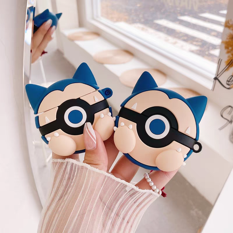 Japan Cartoon Pokemon Anime | Mewtwo Bulbasaur Growlithe Jigglypuff Pokemon Ball Snoriax Lucario Garchomp Rayquaza - AirPods AirPodsPro AirPods3 AirPods4 Case