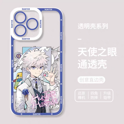 Japanese Anime Hunter X Hunter Formal Dress Version | Killua Gon Hisoka Morow Leorio Kurapika Chrollo Sharunaaku Irumi Feitan 9 Styles - iPhone Case PLUS SE2 XS XR X 11 12 13 14 15 16 16e 17 17e Pro Promax 12mini 13mini