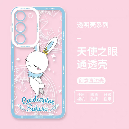 Japanese Cartoon CardCaptorSakura Anime Style | Tomoyo Sakura Spinel Sun Momo Cerberus 8 Styles - Phone Case Samsung Galaxy S26 S25 S24 S23 S22 S21 FE Ultra Edge