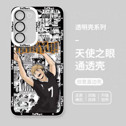 Japanese Anime Haikyu!! Comic with Anime Style | Miya Atsumu - Phone Case Samsung Galaxy S25 S24 S23 S22 S21 FE Ultra Edge