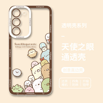 Japanese Cartoon Sumikko Gurashi | Look at You - Phone Case Samsung Galaxy S25 S24 S23 S22 S21 FE Ultra Edge