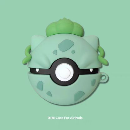 Japan Cartoon Pokemon Anime | Mewtwo Bulbasaur Growlithe Jigglypuff Pokemon Ball Snoriax Lucario Garchomp Rayquaza - AirPods AirPodsPro AirPods3 AirPods4 Case