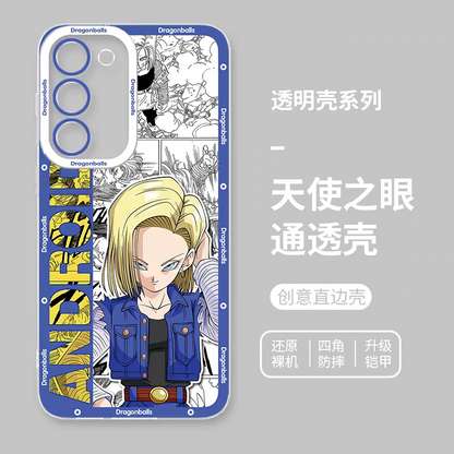 Japanese Anime Dragon Ball Comic Version | Son Goku Vegito Trunks Frieza Android 18 Majin Buu 8 Styles - Phone Case Samsung Galaxy S26 S25 S24 S23 S22 S21 FE Ultra Edge