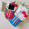 Cute Cartoon Mobile Style | Hello Kitty Red & Blue - Phone Case Samsung Galaxy Z Flip 3 4 5 6 7 7FE W23 W24 W25