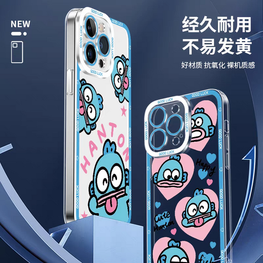 Japan Cartoon Hangyodon | Happy Cute Fish - iPhone Case PLUS SE2 XS XR X 11 12 13 14 15 16 17 Pro Promax 12mini 13mini