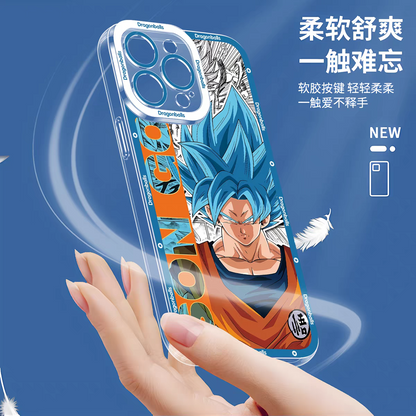 Japanese Anime Dragon Ball Comic Version | Son Goku Vegito Trunks Frieza Android 18 Majin Buu 8 Styles - iPhone Case PLUS SE2 XS XR X 11 12 13 14 15 16 16e 17 17e Pro Promax 12mini 13mini
