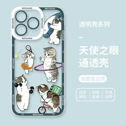 Japanese Cartoon Mofusand | Mofusand Sport - Phone Case Samsung Galaxy S25 S24 S23 S22 S21 FE Ultra Edge