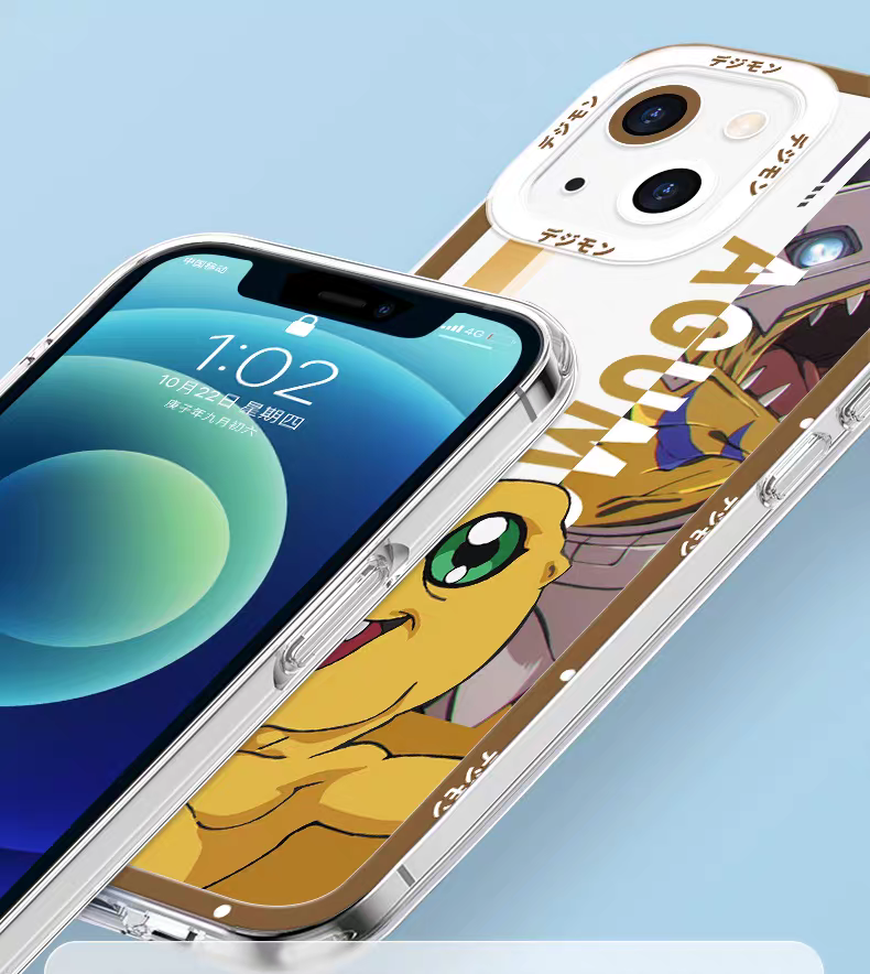 Anime Digimon Digital Monster Version 2 | Gomamon - iPhone Case 7 8 PLUS SE2 XS XR X 11 12 13 14 15 16 17 Pro Promax 12mini 13mini