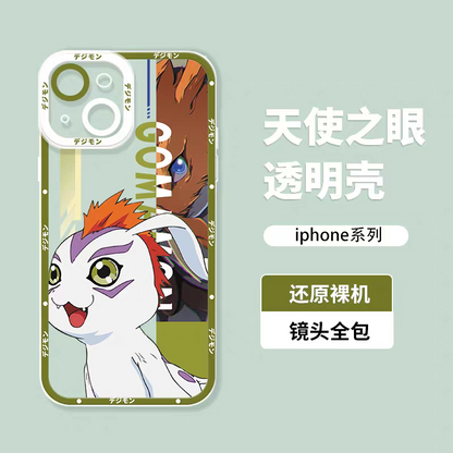 Anime Digimon Digital Monster Version 2 | Gomamon - iPhone Case 7 8 PLUS SE2 XS XR X 11 12 13 14 15 16 16e 17 Pro Promax 12mini 13mini