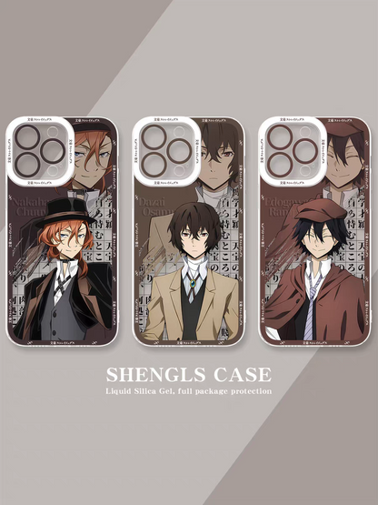 Japanese Anime Bungo Stray Dogs | Dazai Osamu - iPhone Case 6 7 8 PLUS SE2 XS XR X 11 12 13 14 15 16 16e 17 Pro Promax 12mini 13mini