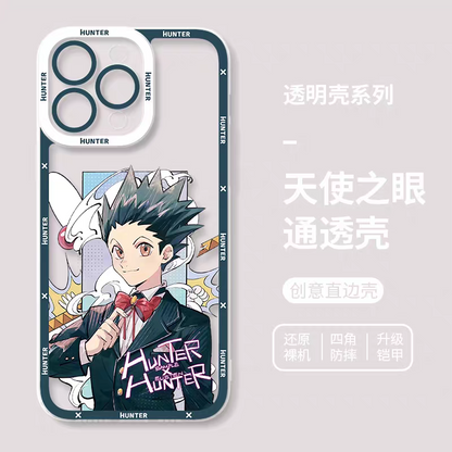 Japanese Anime Hunter X Hunter Formal Dress Version | Killua Gon Hisoka Morow Leorio Kurapika Chrollo Sharunaaku Irumi Feitan 9 Styles - iPhone Case PLUS SE2 XS XR X 11 12 13 14 15 16 16e 17 17e Pro Promax 12mini 13mini