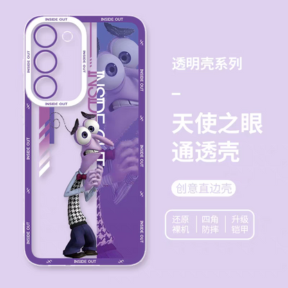Cartoon Character Colour Kids | Purple Fear - Phone Case Samsung Galaxy S25 S24 S23 S22 S21 FE Ultra Edge