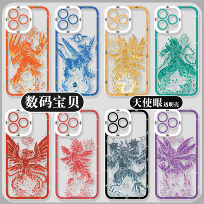 Anime Digimon Digital Monster Evolution Soul Version | Agumon Gabumon Piyomon Gomamon Palmon Patamon Tentomon Tailmon - iPhone Case 7 8 PLUS SE2 XS XR X 11 12 13 14 15 16 16e 17 Pro Promax 12mini 13mini