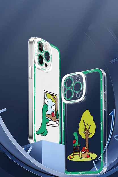 可愛い韓国キャラクター ジョグマンバージョン パート1 | 8スタイル - iPhoneケース PLUS SE2 XS XR X 11 12 13 14 15 16 16e 17 17e 18 Pro Promax 12mini 13mini