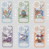 Japan Cartoon Pokemon Rock Band Party | 6 Styles - iPhone Case PLUS SE2 XS XR X 11 12 13 14 15 16 16e 17 17e Pro Promax 12mini 13mini