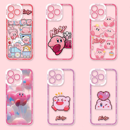 Japanese Cartoon Starkabi Kirby | Part2 6 Styles- iPhone Case PLUS SE2 XS XR X 11 12 13 14 15 16 16e 17 17e Pro Promax 12mini 13mini