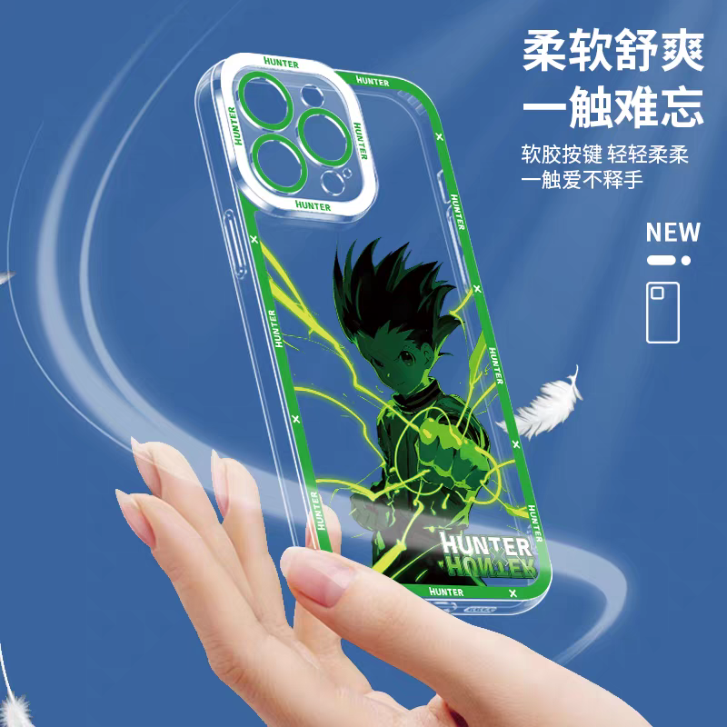 Japanese Anime Hunter X Hunter Anime & Comic Fighting Version | Killua Gon Kurapika Hisoka Morow - iPhone Case PLUS SE2 XS XR X 11 12 13 14 15 16 16e 17 17e Pro Promax 12mini 13mini